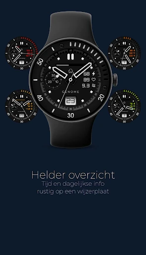 Screenshot op telefoon Boel: analoge wijzerplaat 1
