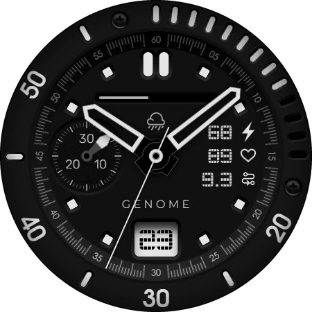 Captura en reloj de Boel: esfera analógica 1