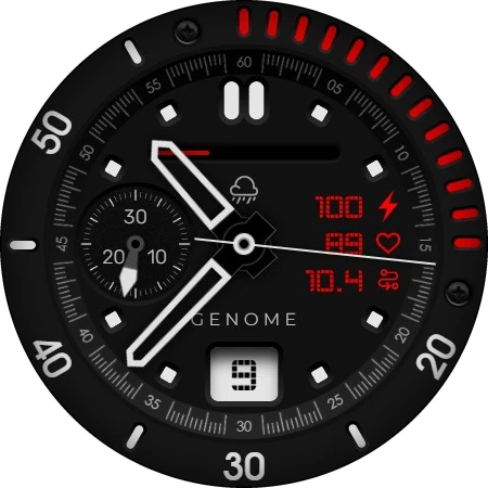 Ảnh chụp đồng hồ Boel: Analog Watch Face số 2