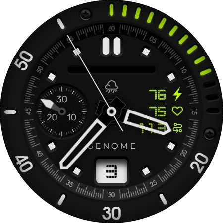 لقطة شاشة الساعة لـ Boel: واجهة ساعة تناظرية رقم 5