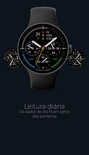 Captura no telemóvel Classic 1501 face analógica 1