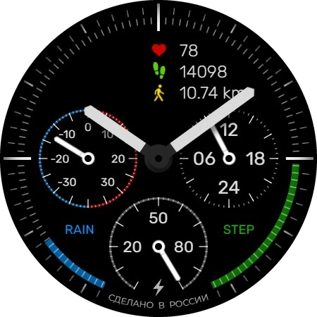 Classic 1501 Analog Face - واچ اسکرین شاٹ 4
