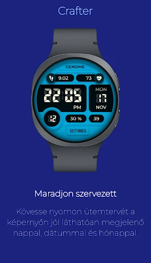 Crafter: Digitális Fitnesz Óra képernyőkép a telefonon 3