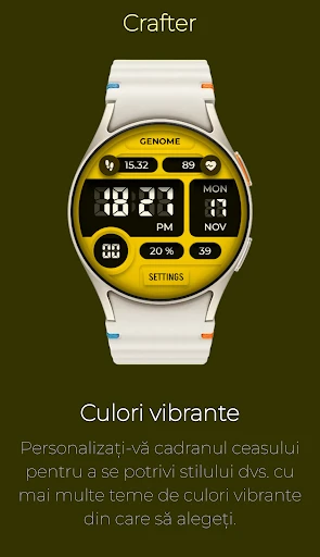 Captură pe telefon Crafter: Cadran Digital Modern 5