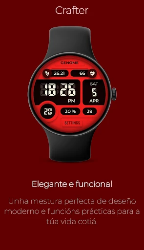 Captura no teléfono Crafter: Reloxo Dixital Activo 7