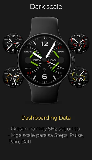 Dark scale: Analog na Sukatan screenshot sa telepono 1