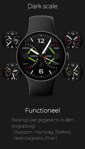 Screenshot op telefoon Dark scale: Functionele Meters 1