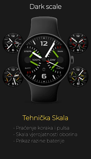 Dark scale: Analogni mjerači — snimka zaslona na telefonu 1