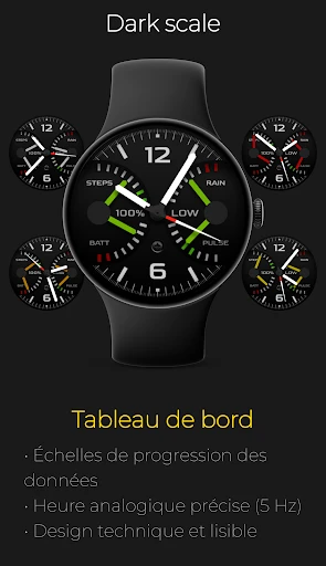 Capture téléphone Dark scale: Tableau de Bord 1
