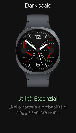 Screenshot telefono Dark scale: Analogico Funzione 3