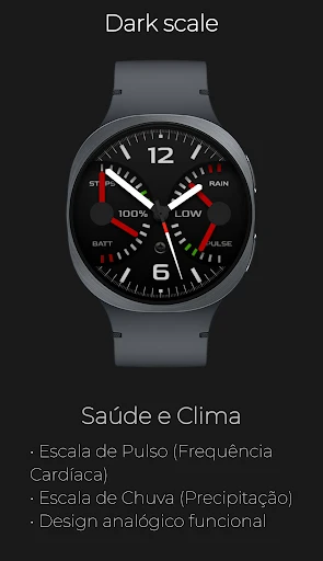 Captura no celular Dark scale: Painel Analógico 3