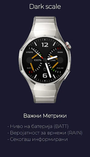 Dark scale: Технички Аналоген — слика од екранот на телефонот 4