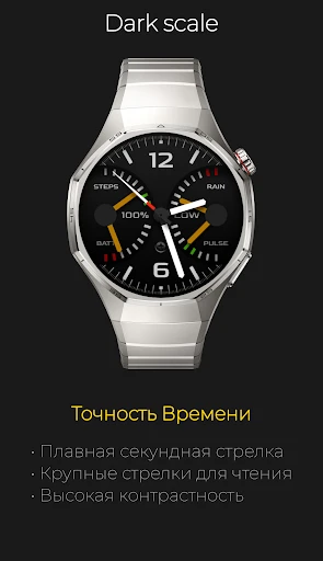 Dark scale: Аналог с метриками — скриншот на телефоне 4