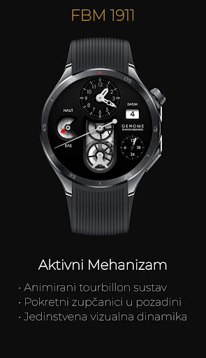 FBM 1911: Mehanički Watch Face — snimka zaslona na telefonu 2