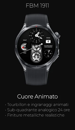 Screenshot telefono FBM 1911: Meccanico Watch Face 2
