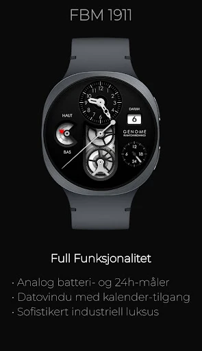 FBM 1911: Mekanisk Watch Face skjermbilde på telefonen 3