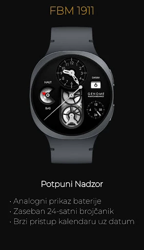 FBM 1911: Mehanički Watch Face — snimka zaslona na telefonu 3