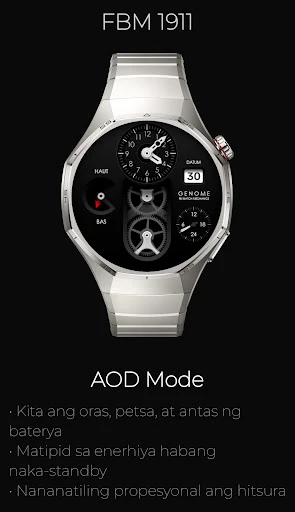 FBM 1911: Metal na Watch Face screenshot sa telepono 4