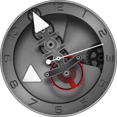 GEN 605 Mechanical Watch Face skjermbilde på klokken 5