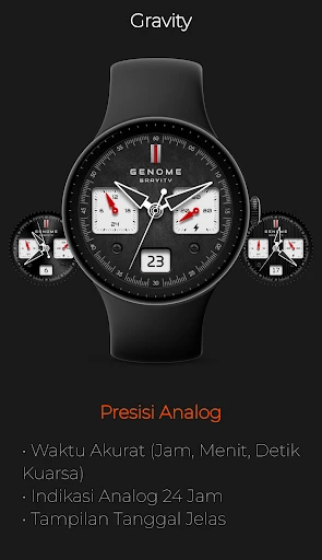 Screenshot ponsel Gravity: Jam Analog Teknis 1