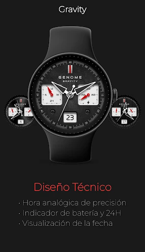 Captura en celular de Gravity: Cronógrafo Técnico 1