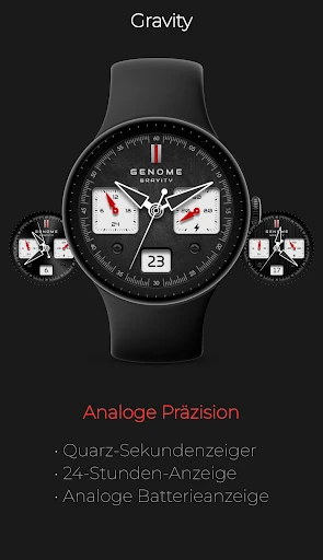 Gravity: Analog Chronograph Smartphone-Screenshot 1