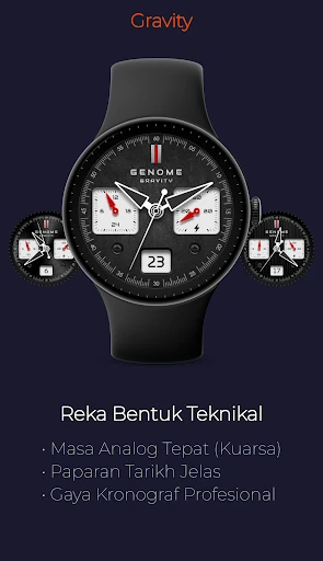 Tangkapan skrin telefon Gravity: Kronograf Profesional 1