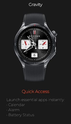 Gravity: Technical Chrono Dial phone screenshot 2