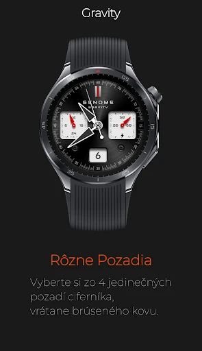Gravity: Technický Chronograf — snímka na telefóne 2