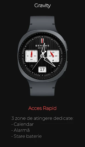 Captură pe telefon Gravity: Cadran Tehnic Analog 3