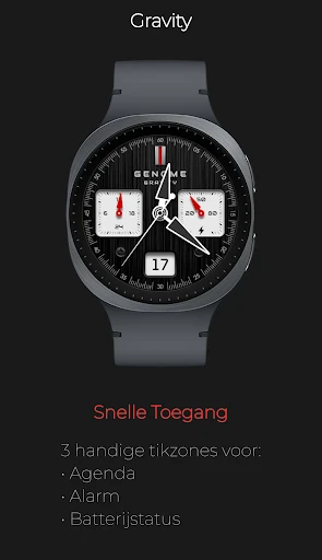 Screenshot op telefoon Gravity: Zwarte Chronograaf 3