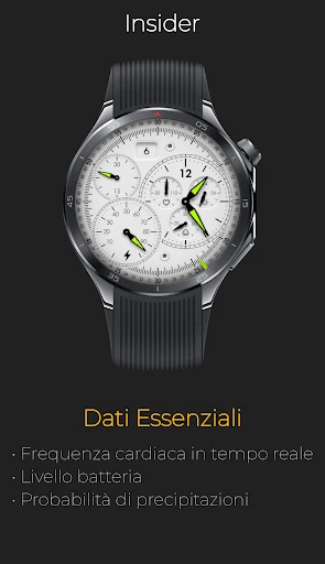 Screenshot telefono Insider: Cronografo e Dati 2