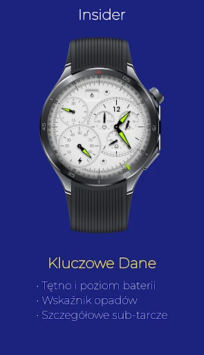 Insider: Analogowy Chronograf — zrzut ekranu na telefonie 2