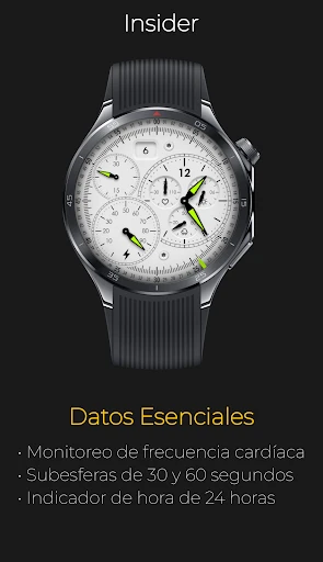 Captura en celular de Insider: Cronógrafo Analógico 2