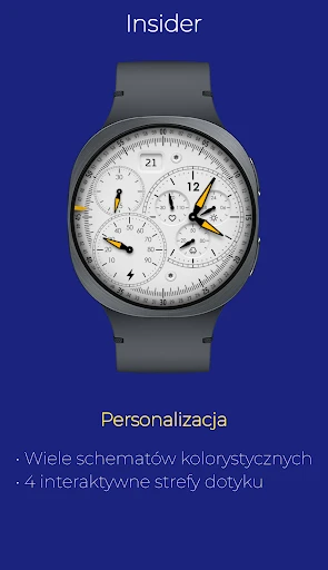 Insider: Analogowy Chronograf — zrzut ekranu na telefonie 3