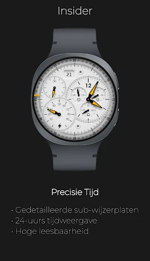 Screenshot op telefoon Insider: Analoge Chronograaf 3