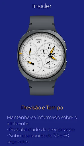 Captura no celular Insider: Cronógrafo Técnico 3