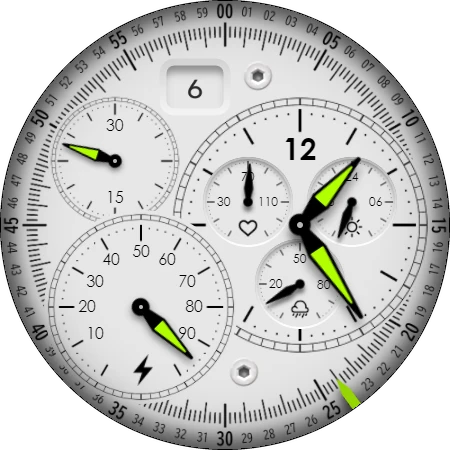 Screenshot op horloge Insider: Analoge Chronograaf 2