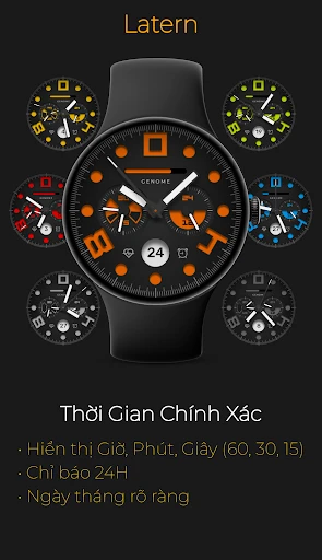 Ảnh chụp màn hình điện thoại Latern: Mặt Đồng Hồ Thể Thao số 1