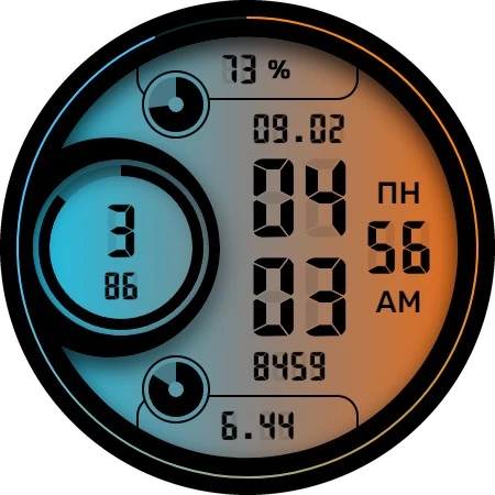 Captura en reloj de Lockram 2: esfera digital 2