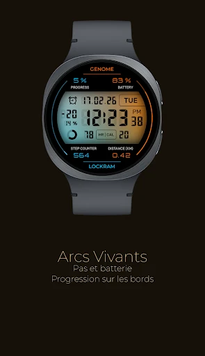 Capture téléphone Lockram : cadran numérique 3