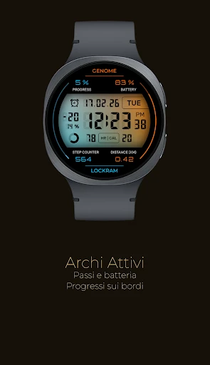 Screenshot telefono Lockram: quadrante digitale 3