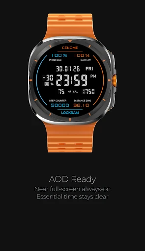 اسکرین‌شات گوشی Lockram: Digital watch face - شماره 6