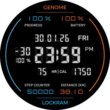 ภาพสวมใส่ Lockram: Digital watch face รูปที่ 6