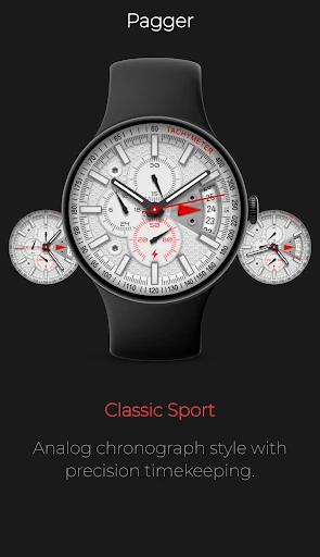 Pagger: Classic Chronograph phone screenshot 1