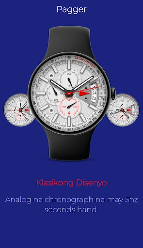 Pagger: Klasikong Kronograpo screenshot sa telepono 1