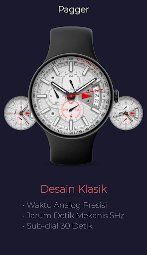 Screenshot ponsel Pagger: Kronograf Balap Analog 1