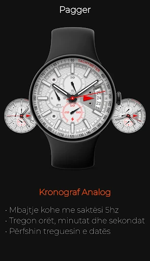 Pagger: Kronograf Sportiv pamje ekrani në telefon 1