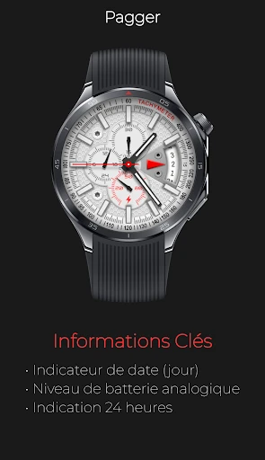 Capture téléphone Pagger: Chronographe Sport 2