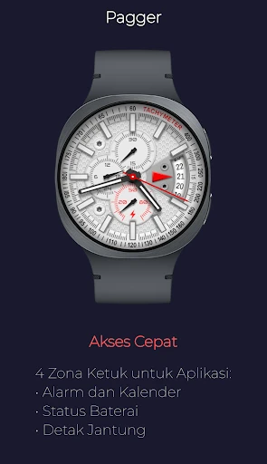 Screenshot ponsel Pagger: Kronograf Balap Analog 3